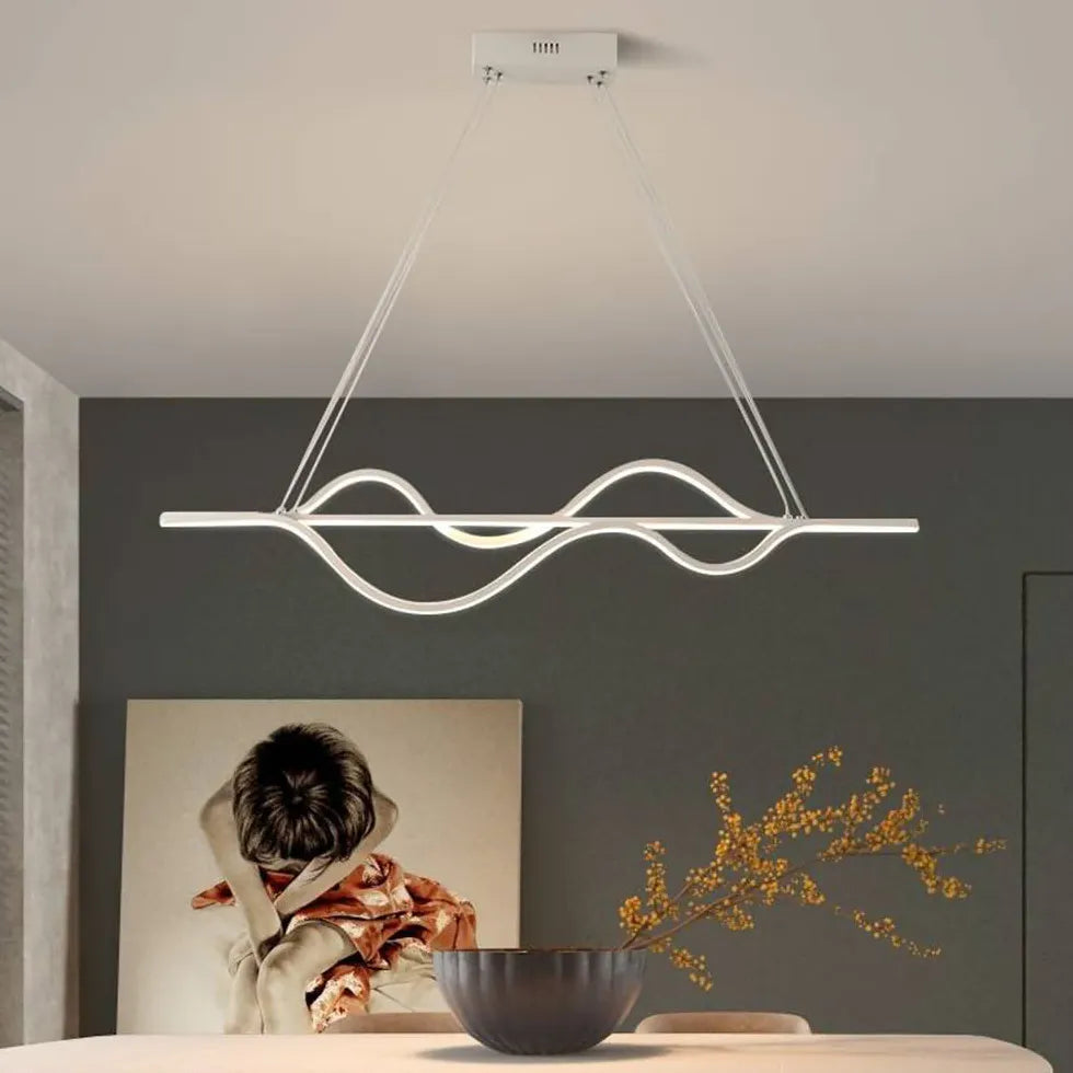 Statement Pendant Light For Bedroom Louise Metal Led