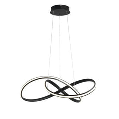 Black Statement Pendant Light For Bedroom Linear Modern Acrylic No No