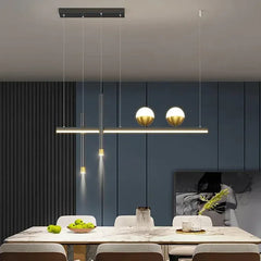 Statement Pendant Light For Living Room Modern Metal