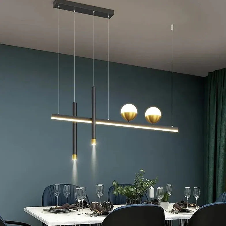 Statement Pendant Light For Living Room Modern Metal