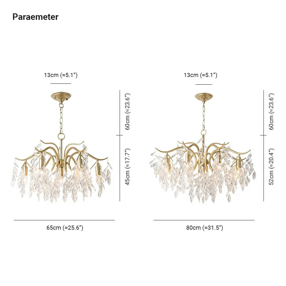 Moderne Kronleuchter Gold im modernen nordischen Stil