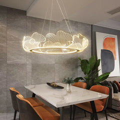 Statement Pendant Light For Living Room Marilyn Metal & Acrylic Ip20 Led