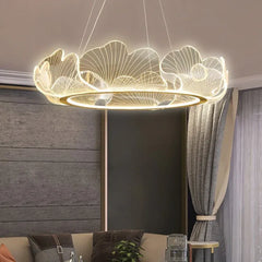 Statement Pendant Light For Living Room Marilyn Metal & Acrylic Ip20 Led