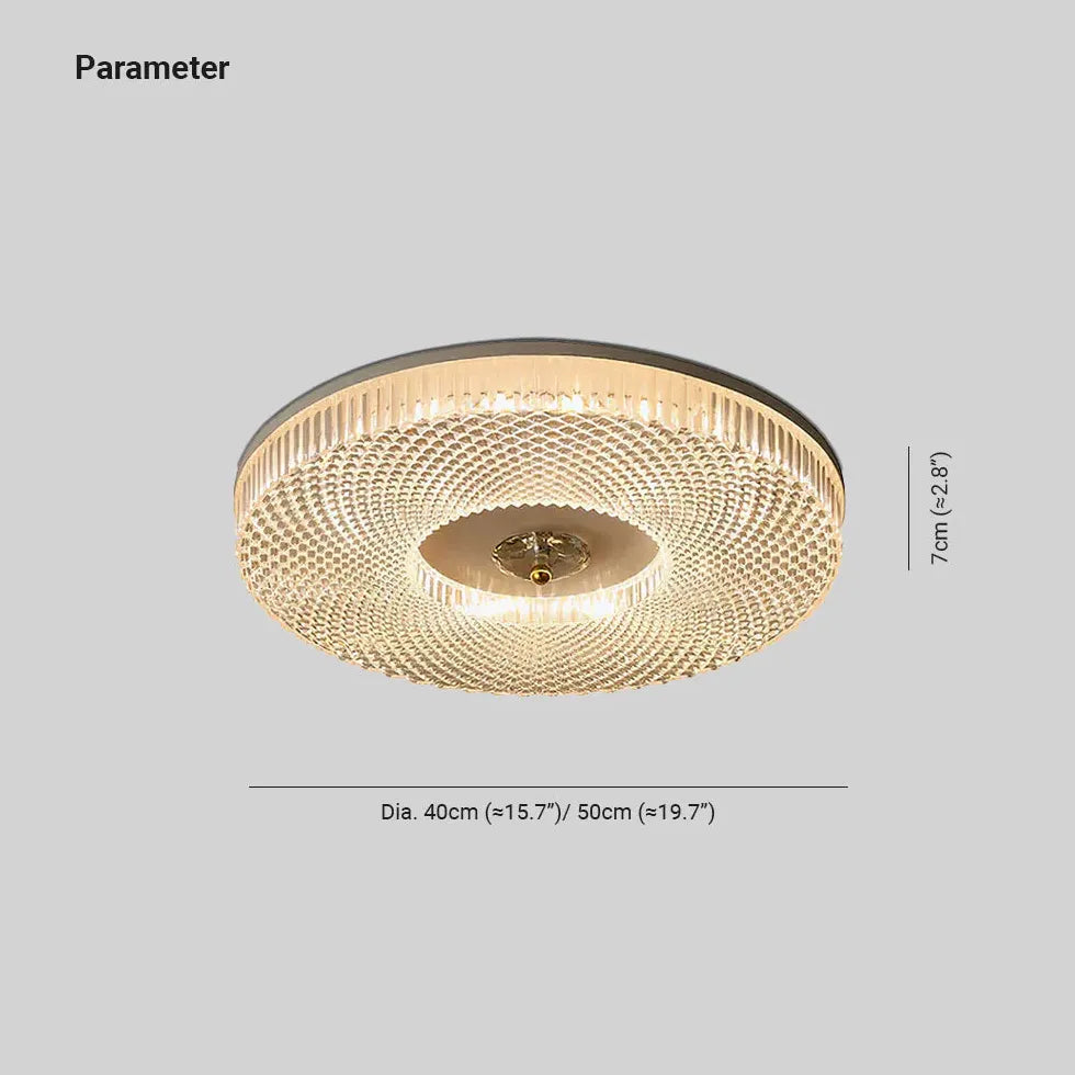 Flush Light For Kitchen Round Marliyn Metal Led Ip20