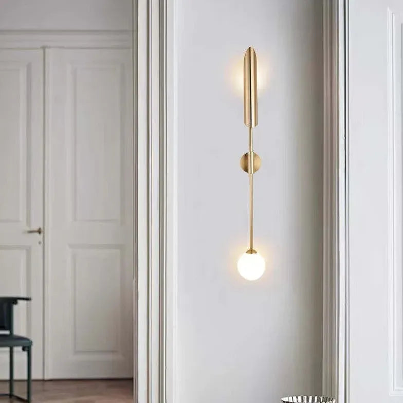 wandleuchte gold ohne stromanschluss nordisch minimalistisch elegant