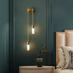 wandleuchter gold moderne minimalistische zwei Lampen