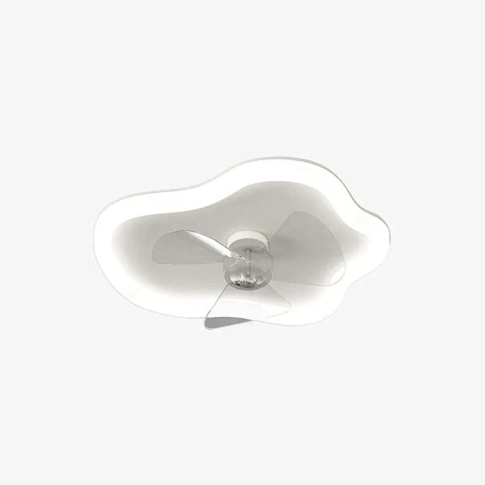 Ceiling Fan With Light For Bedroom Minori Metal & Acrylic