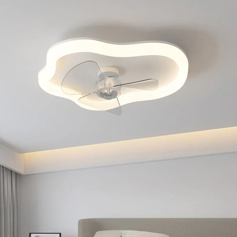 Ceiling Fan With Light For Bedroom Minori Metal & Acrylic