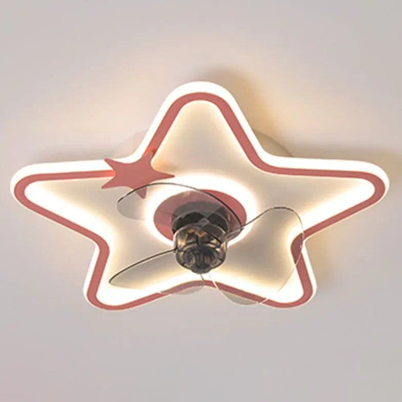 Ceiling Fan With Light For Bedroom Minori Acrylic Ip20 Led