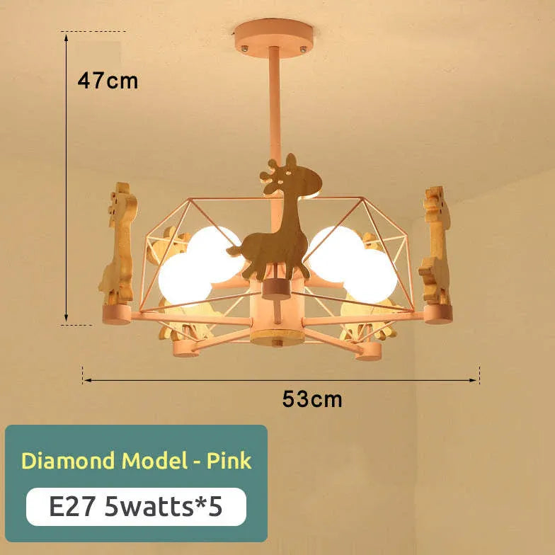 Deckenleuchten fürs Schlafzimmer nordisch Holz Cartoon