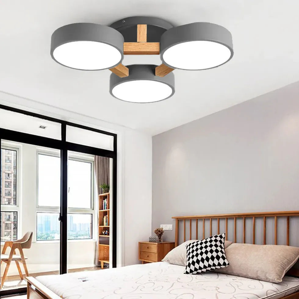 Flush Light For Bedroom Minori Metal Warm White Ip20