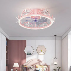 Ceiling Fan With Light For Bedroom Minori Metal Led Dimmable