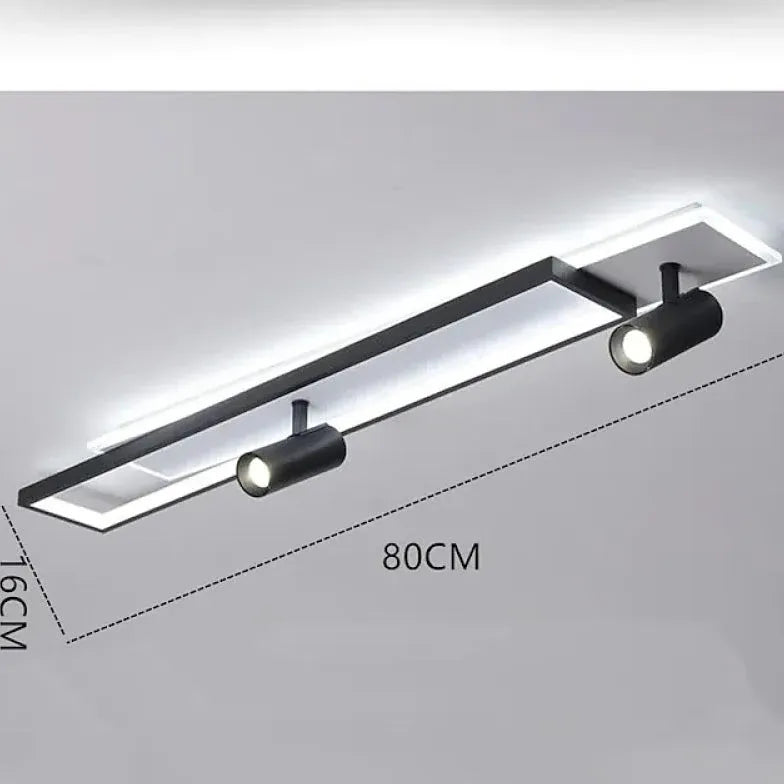 Deckenstrahler rund LED Lang Rechteckig für Garderobe