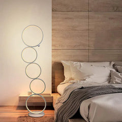 Floor Lamp For Bedroom Modern Metal & Silicon Led Strip Plug Uk And Eu