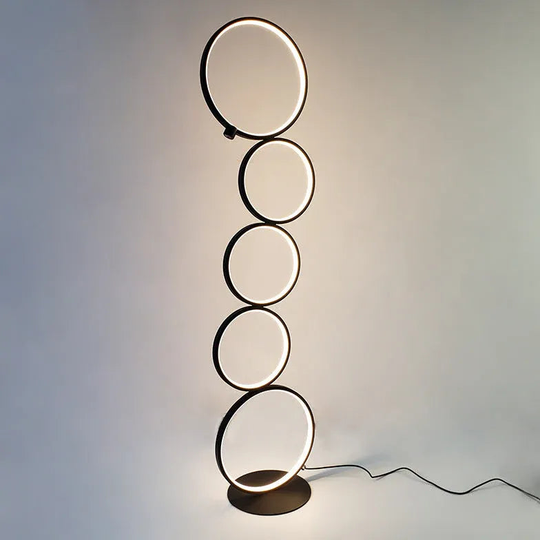 Floor Lamp For Bedroom Modern Metal & Silicon Led Strip Plug Uk And Eu