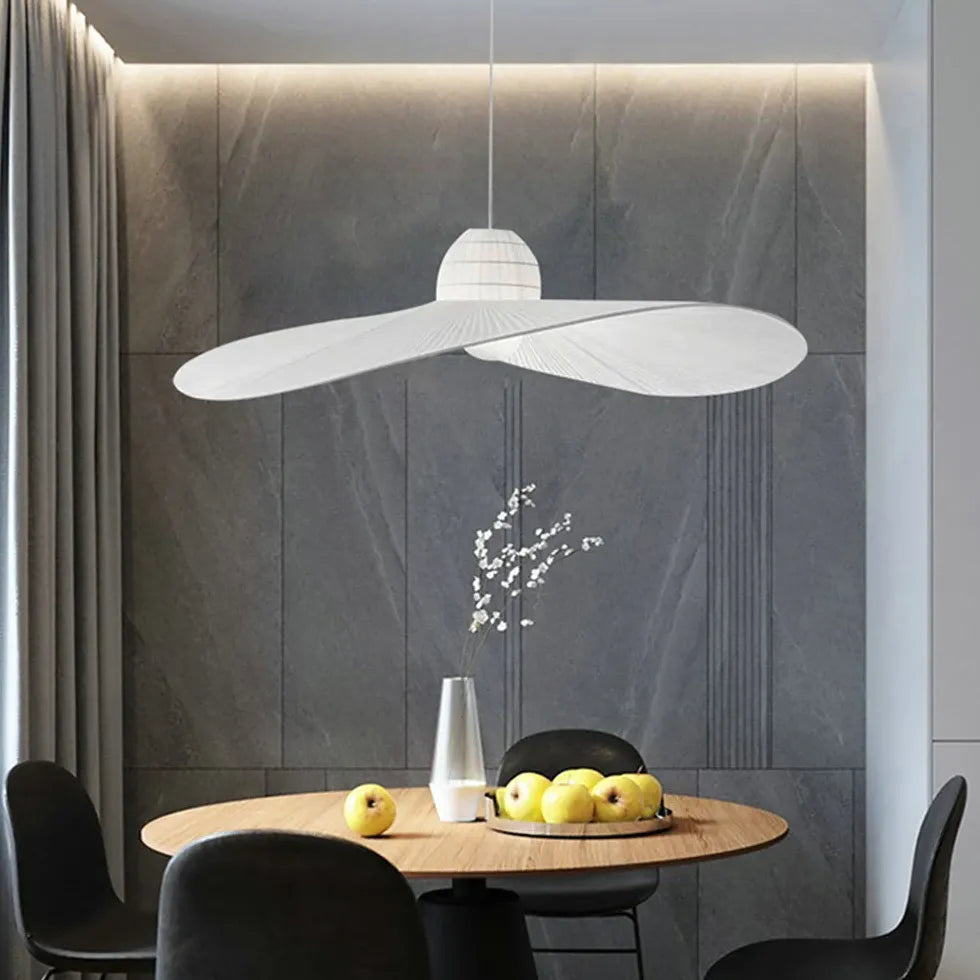 Black Statement Pendant Light For Bedroom Renee Metal Led