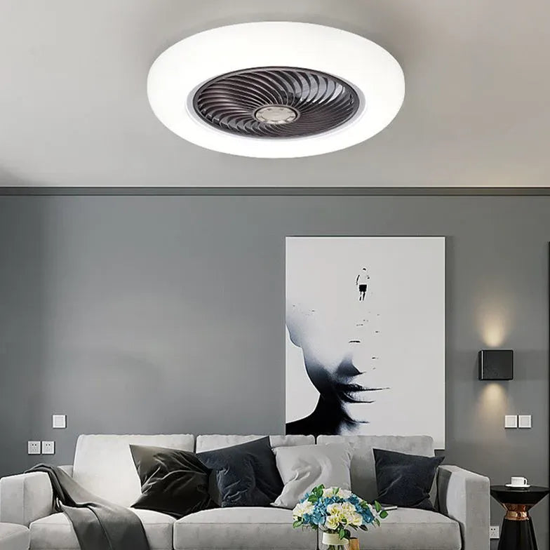 Ceiling Fan With Light For Bedroom Morandi Metal Dimmable Ip20 Led