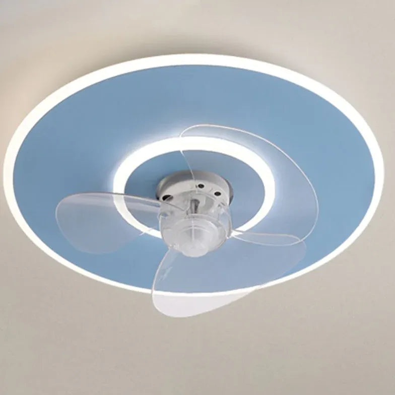 Ceiling Fan With Light For Bedroom Morandi Metal Led Ip20 Dimmable