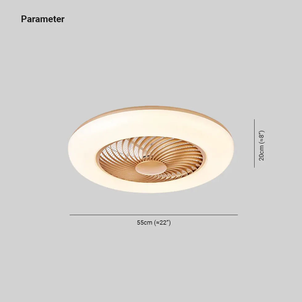 Design Deckenventilator mit Licht im modernen Stil