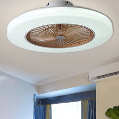 Ceiling Fan With Light For Bedroom Morandi Metal Led