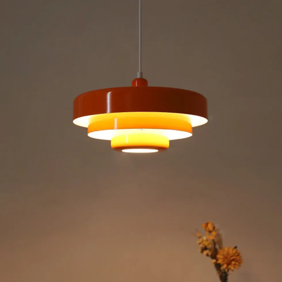 Light Single Pendant For Living Room Morandi Metal Led