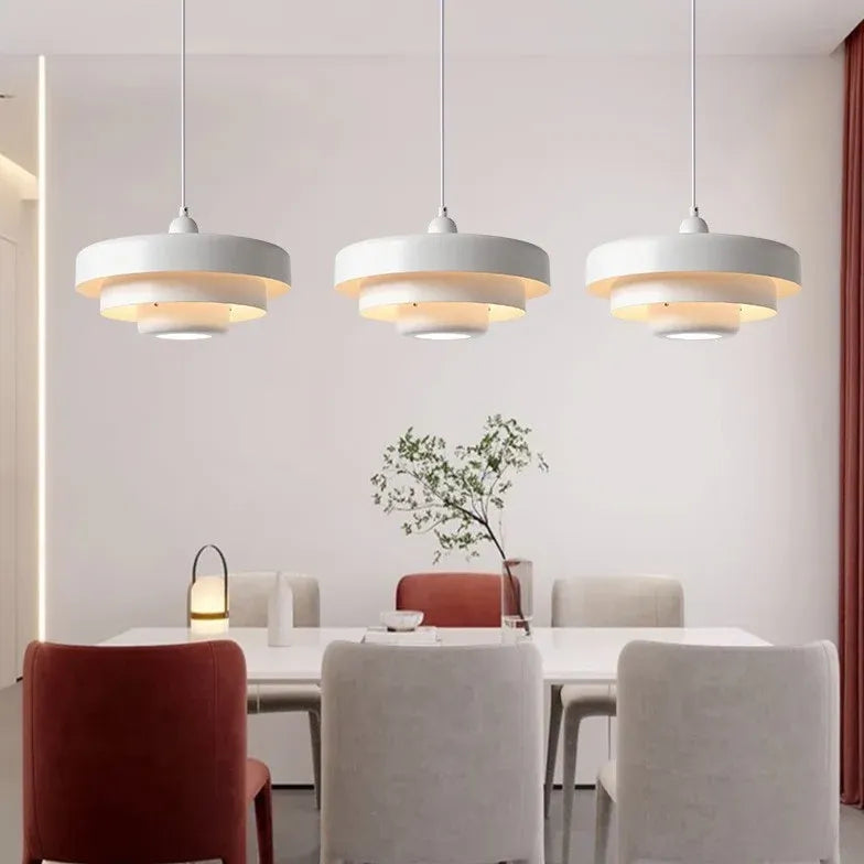 Light Single Pendant For Living Room Morandi Metal Led