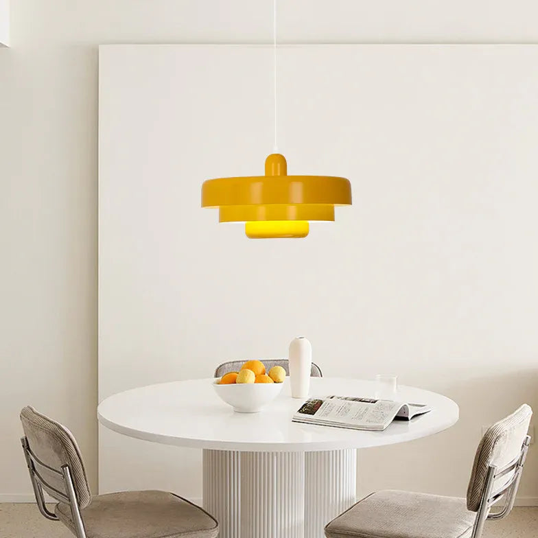 Light Single Pendant For Living Room Morandi Metal Led