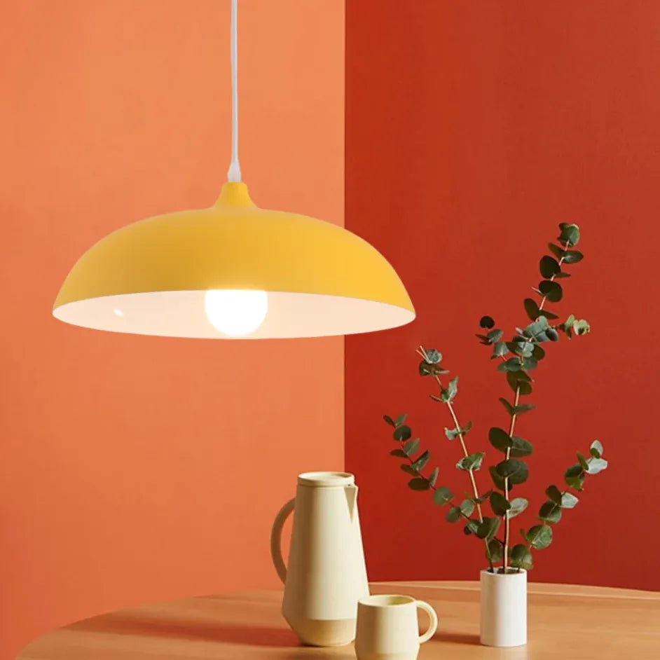 Light Single Pendant For Dining Room Morandi Metal