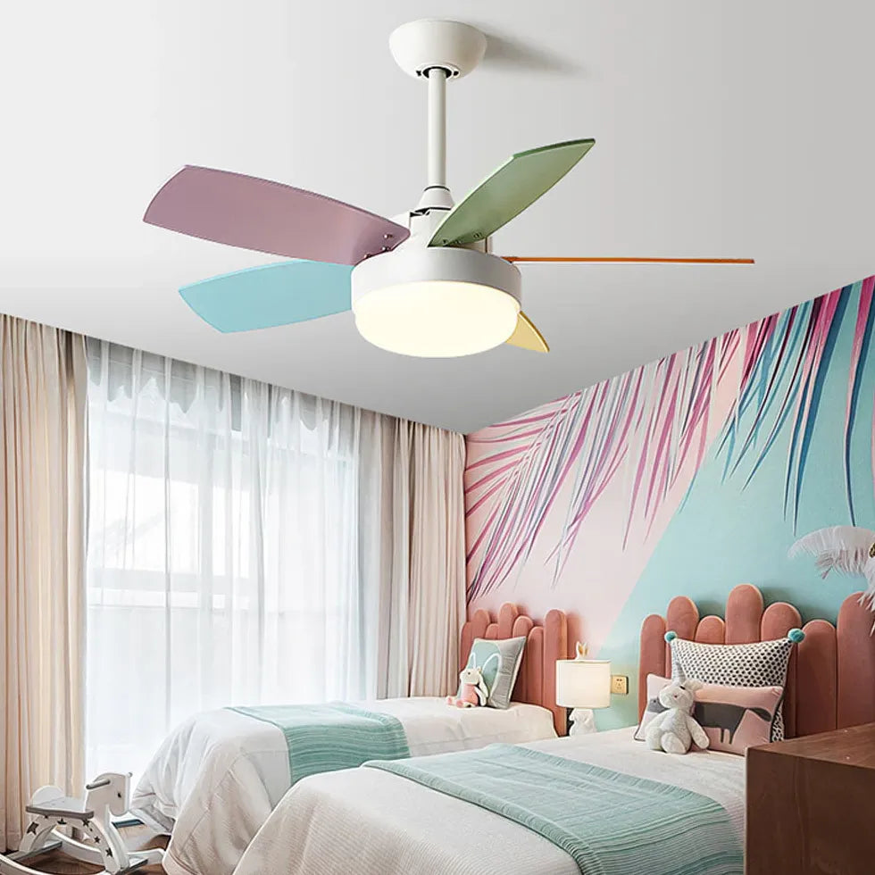 Ceiling Fan With Light For Study Room Morandi Metal