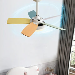 Ceiling Fan With Light For Study Room Morandi Metal