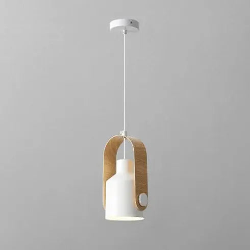 White Light Single Pendant For Bedroom Morandi Metal Ip20 Led Dimmable