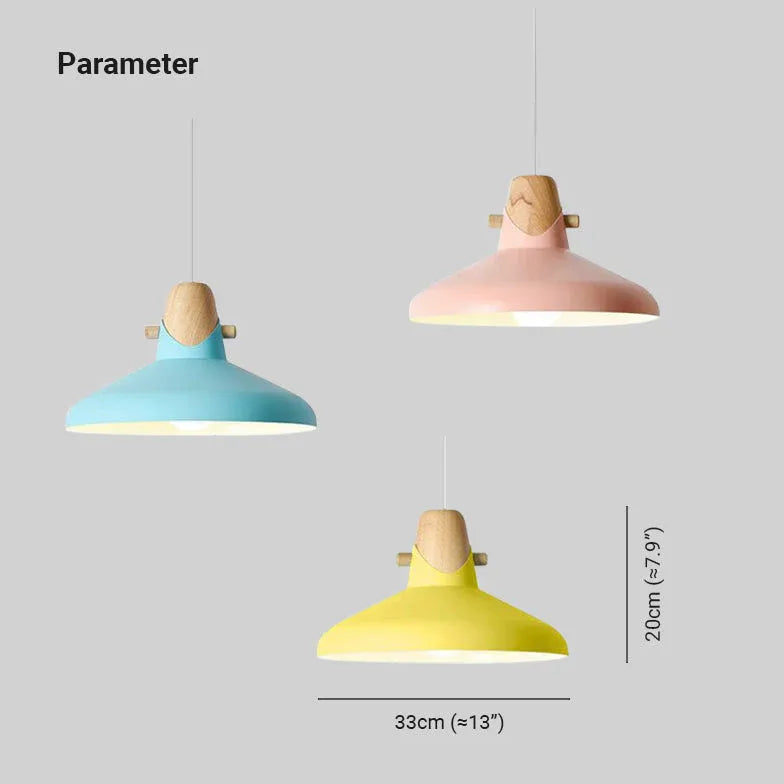 Green Light Single Pendant For Living Room Morandi Metal Ip20 Led