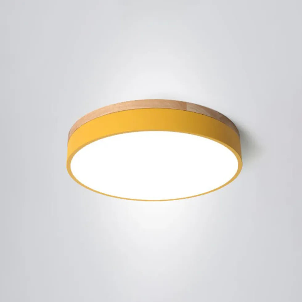 Led Ceiling Light For Kitchen Round Morandi Metal