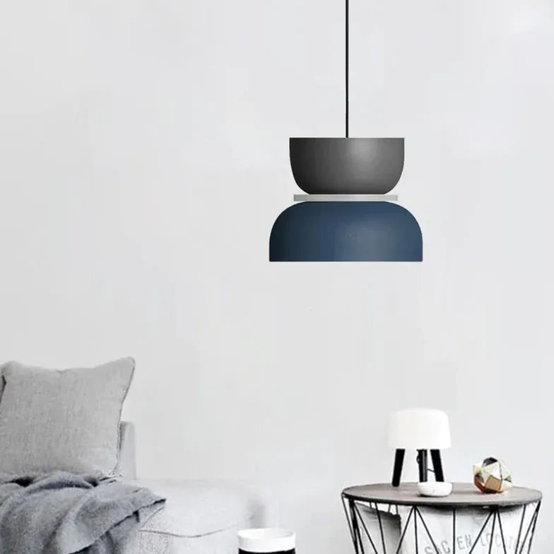 Light Single Pendant For Kitchen Metal Morandi Led Warm White