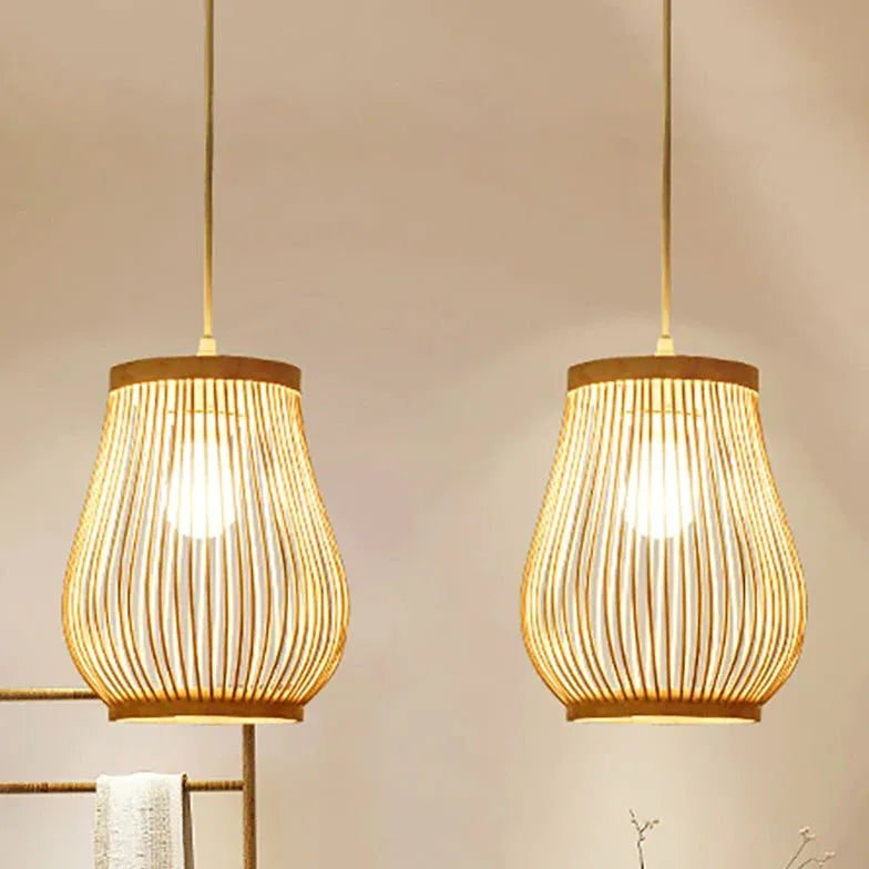 Light Single Pendant For Living Room Muto Rattan Ip20