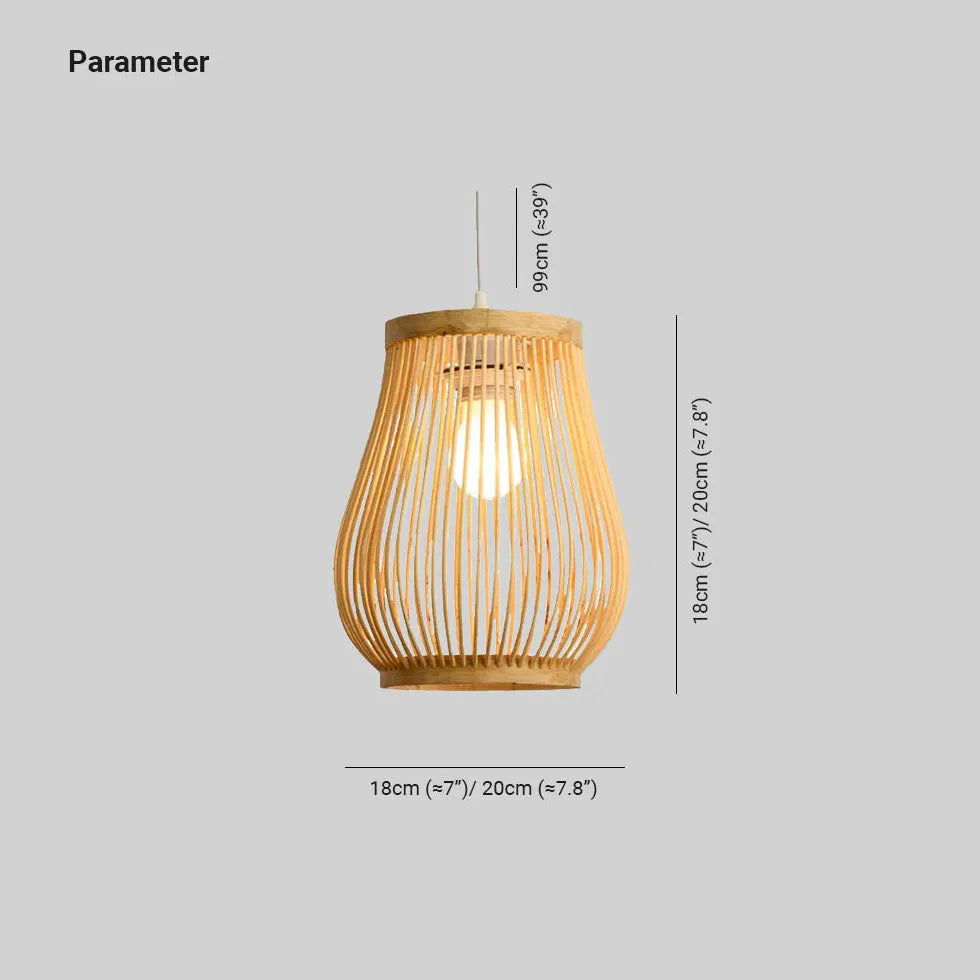 Light Single Pendant For Living Room Muto Rattan Ip20