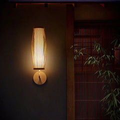 Single Arm Wall Light For Bedroom Muto Bamboo Led