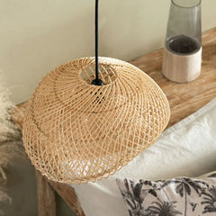 Rattan For Bedroom Muto Metal & Rattan Led