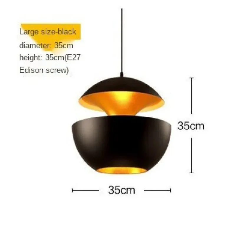 Black Light Single Pendant For Bedroom Nazifa Metal Led Warm White Ip20