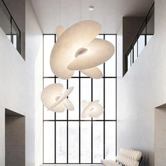 Modern Chandeliers For Bedroom Renee Metal & Silk Ip20 Warm White Led