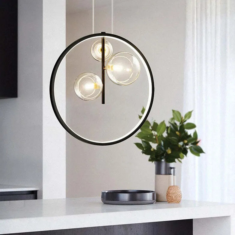 Bedside Nordic Glass Bubbles Led Modern Pendant Light