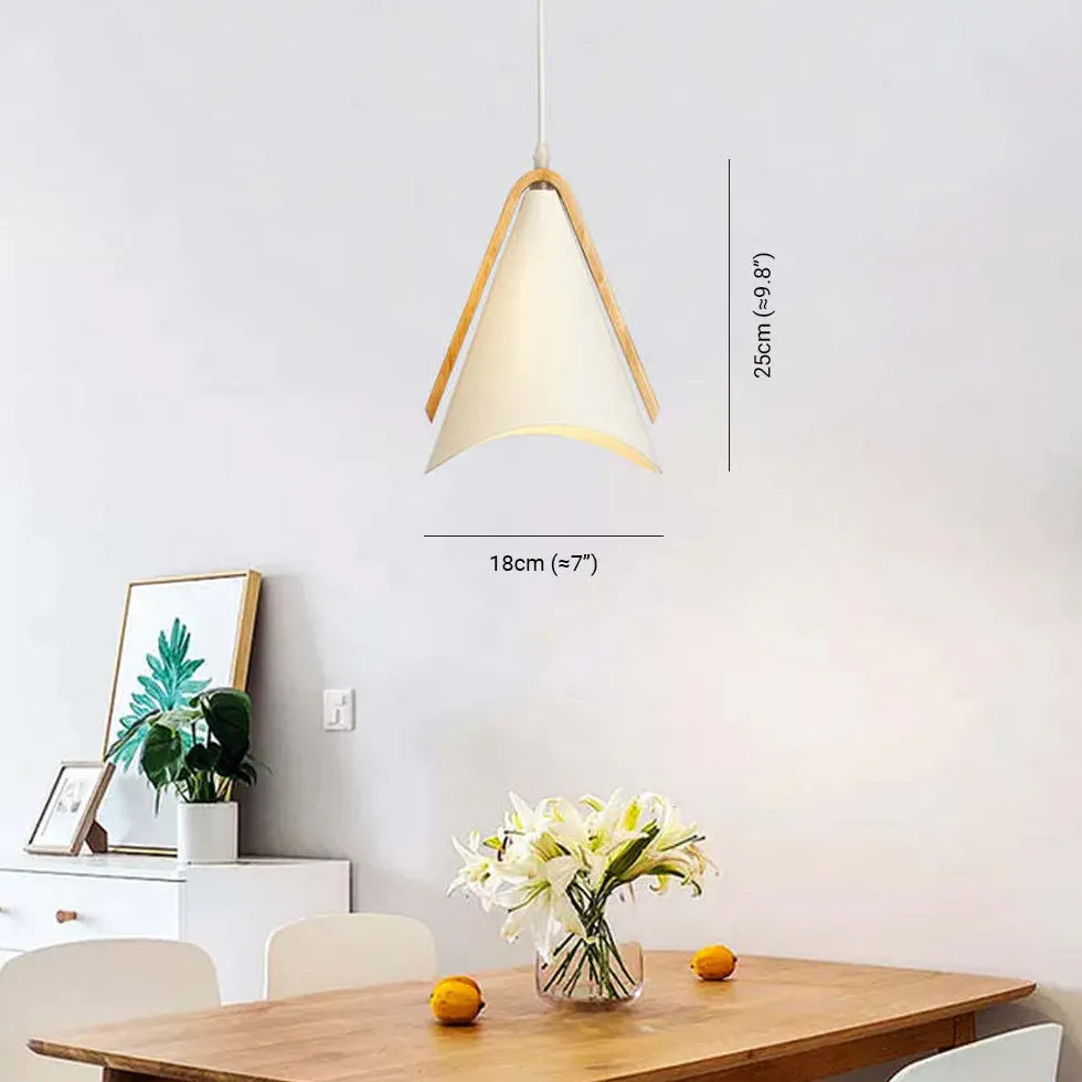 Nordic Macaron Bedside Pendant Light Metal