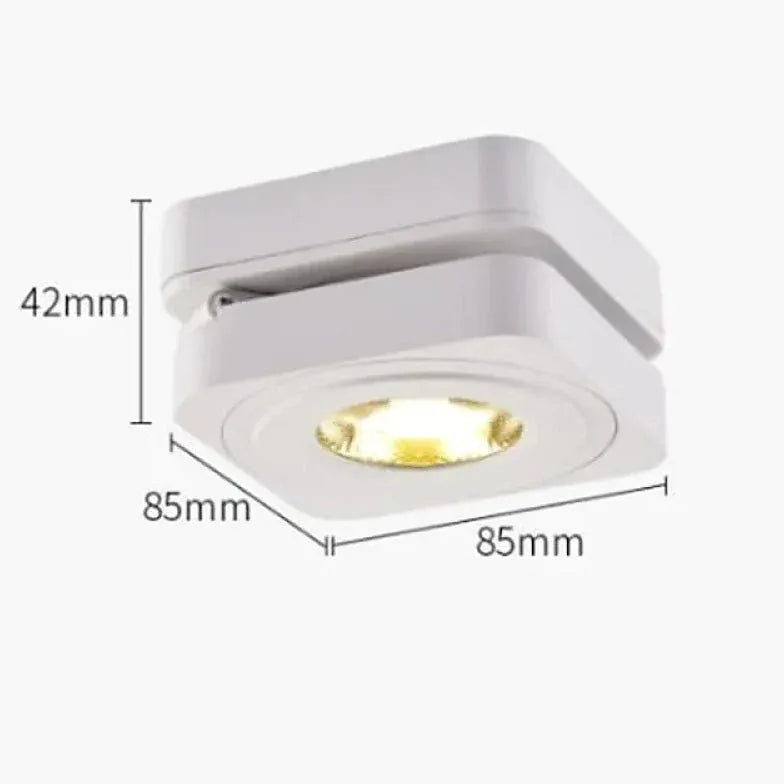 Black Spotlight For Kitchen Square Modern Aluminum Led