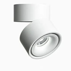 Black Spotlight For Office Round Northern Europe Metal Led