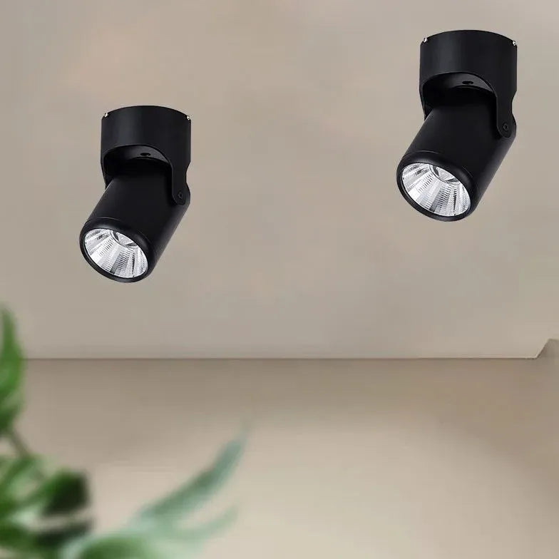 Black Spotlight For Living Room Novak Metal Led