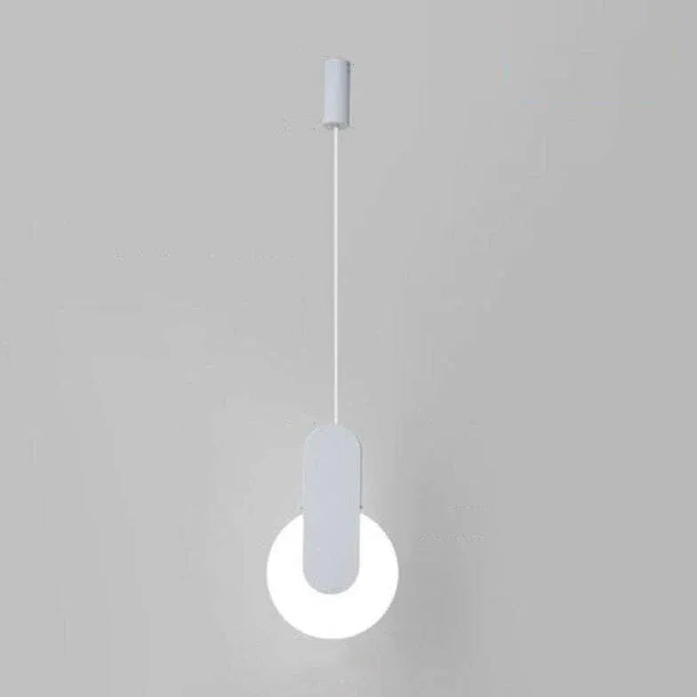 Black Light Single Pendant For Study Room Nyla Metal & Acrylic Ip20