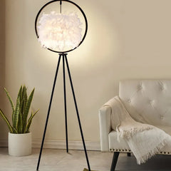 Black Tripod Floor Lamp For Bedroom O'moore Metal Ip20 Plug Led