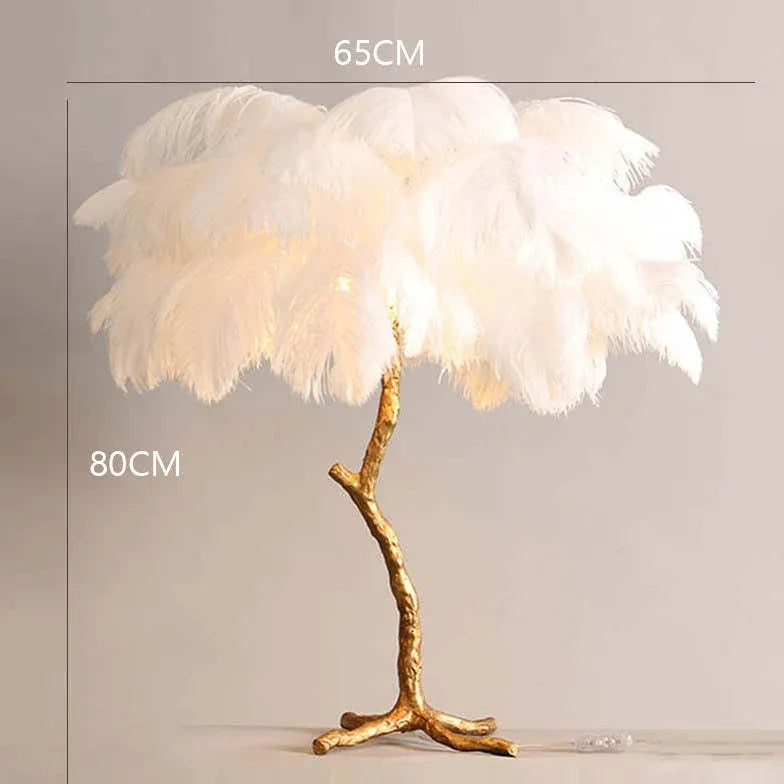 Shape Table Lamp For Bedroom Luxury Resin