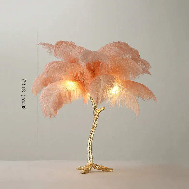 Shape Table Lamp For Bedroom Luxury Resin