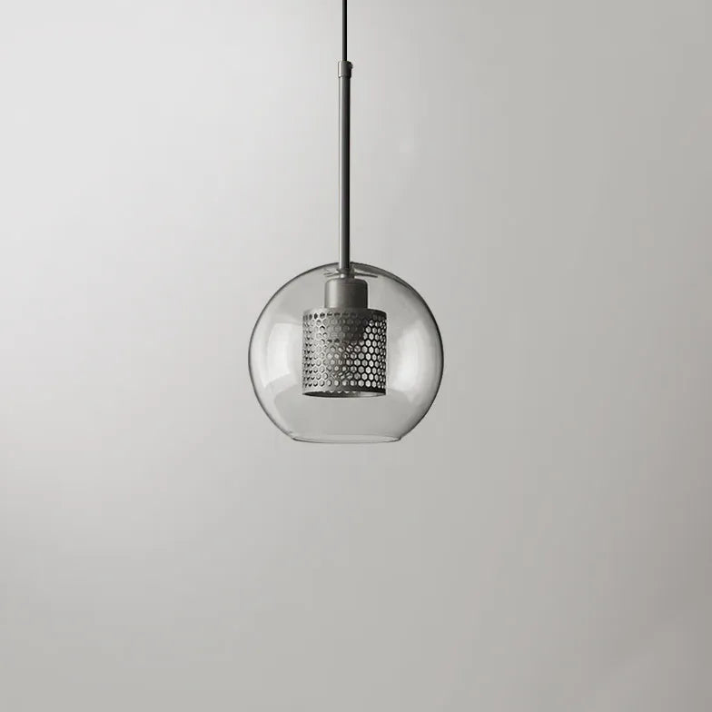 Bedside Pendant Light For Bedroom Oneal Metal & Glass